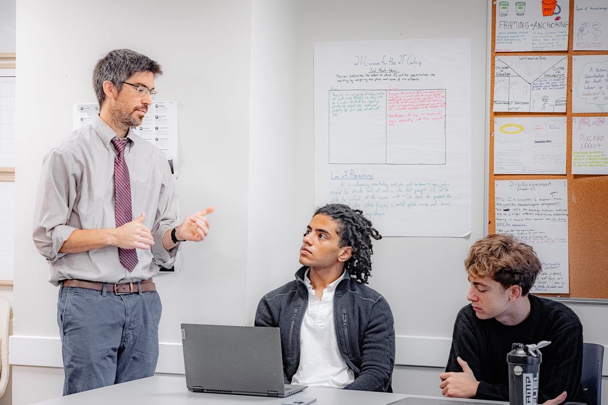 Friends Academy AI story Use Scott Hertrick AP Research