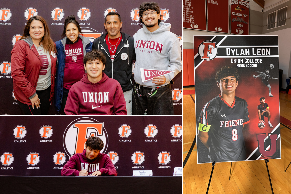 Friends Academy College Signing Day 2026 Dylan Leon