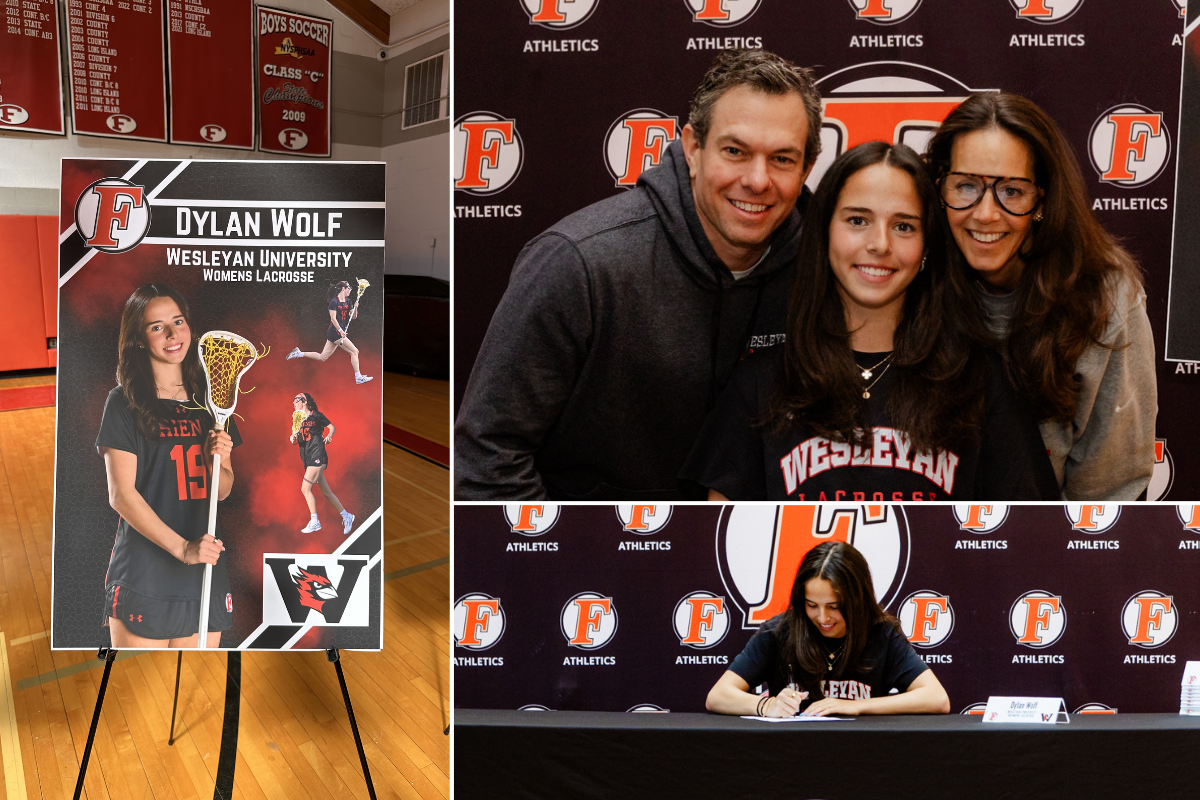 Friends Academy College Signing Day 2026 Dylan Wolf