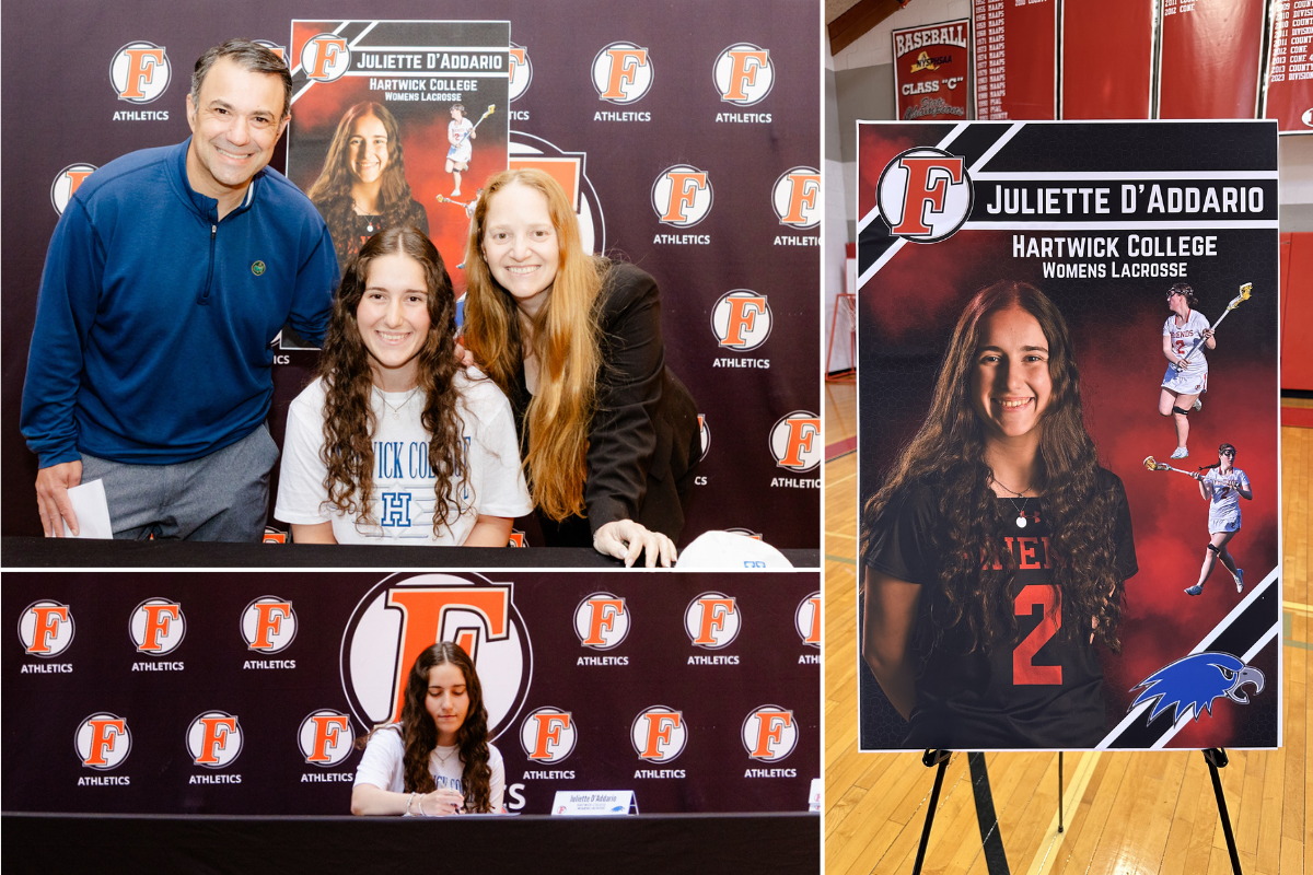 Friends Academy College Signing Day 2026 Juliette DAddario