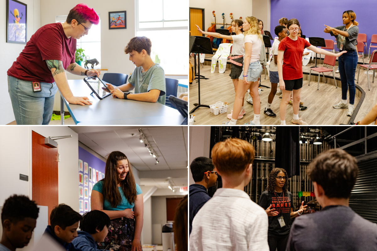 Friends Academy Middle School Arts Week teachers