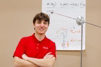 Friends Academy junior Stefan Pappas is one of roughly 400 high school students in the country to have earned a qualifying score on the 2026 F=ma exam.