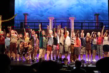 The Friends Academy theater department performed ‘The Lightning Thief’ in early February.