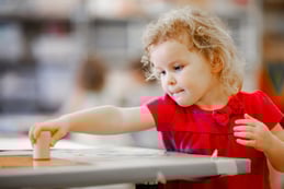 Play Group student learns about the evolution of color