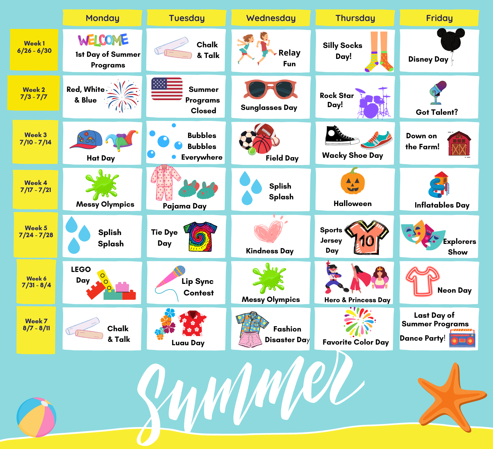 Summer 23 Calendar