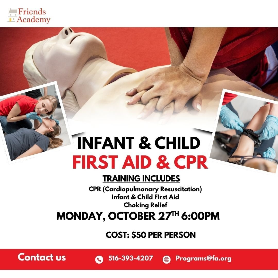 White and Red Modern First Aid Medical Training Instagram Post