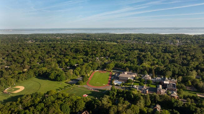 birds eye view of friends academy
