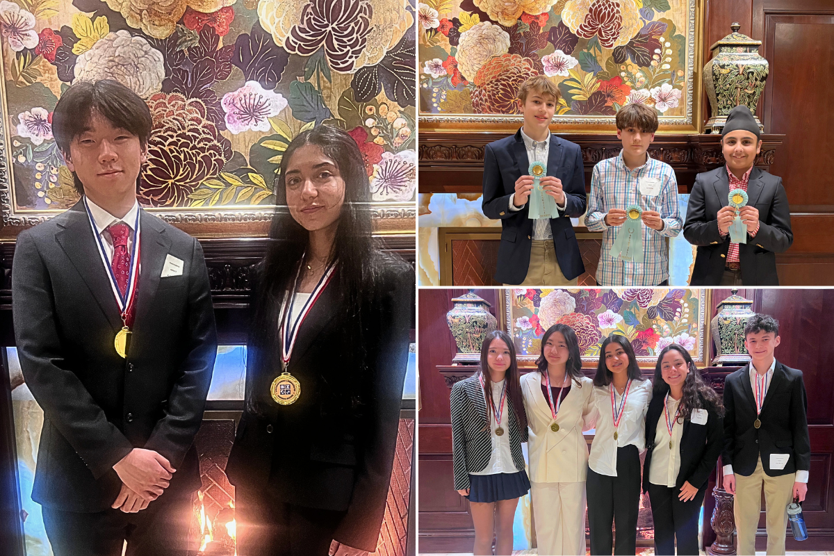Five science projects — worked on by seven Upper School students and three Middle School students from Friends Academy — received honors across all three divisions of the annual LISEF competition.