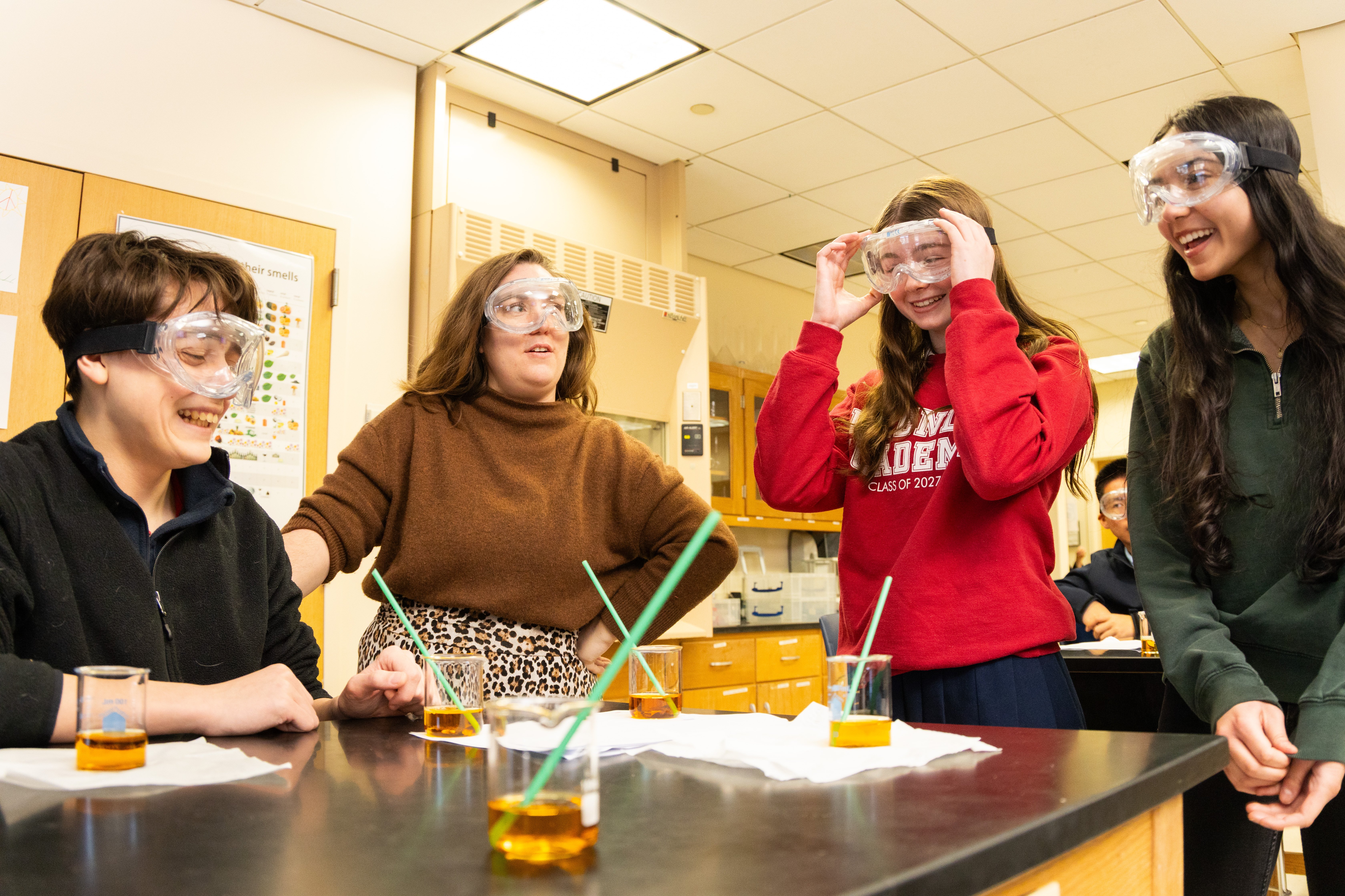 high school science lab
