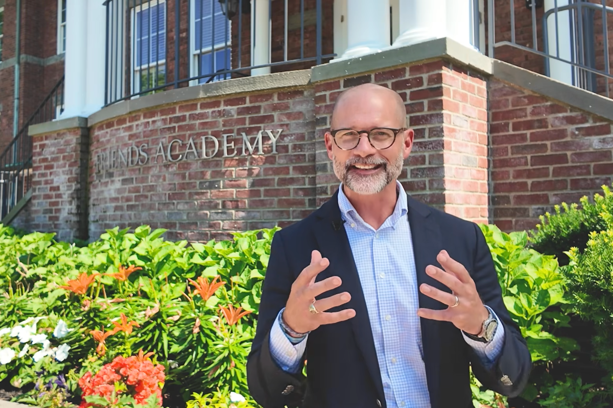 Friends Academy welcomed Alfred F. (Rik) Dugan III as the new Head of School on July 1, making him the 26th person in Friend’s illustrious 150-year history to lead the longest-running independent school on Long Island.