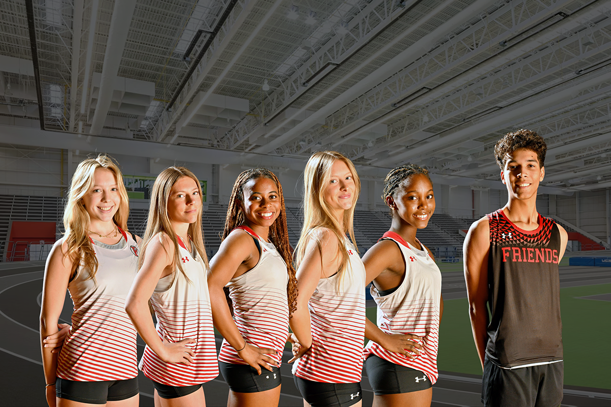 Six Friends Academy track-and-field athletes are headed to the New York State championships at the Ocean Breeze Track and Field Facility on Staten Island.