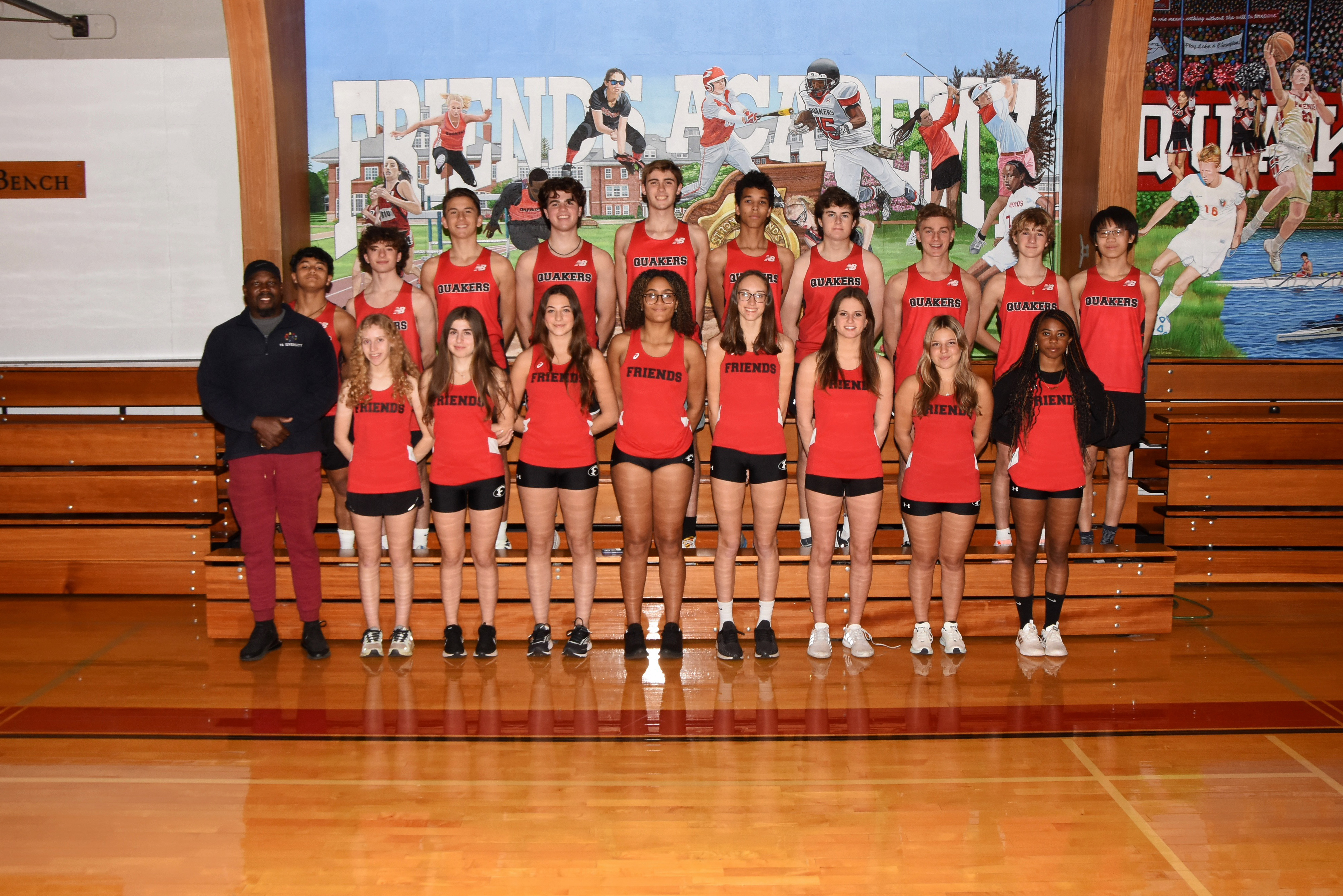 Girls and boys track team