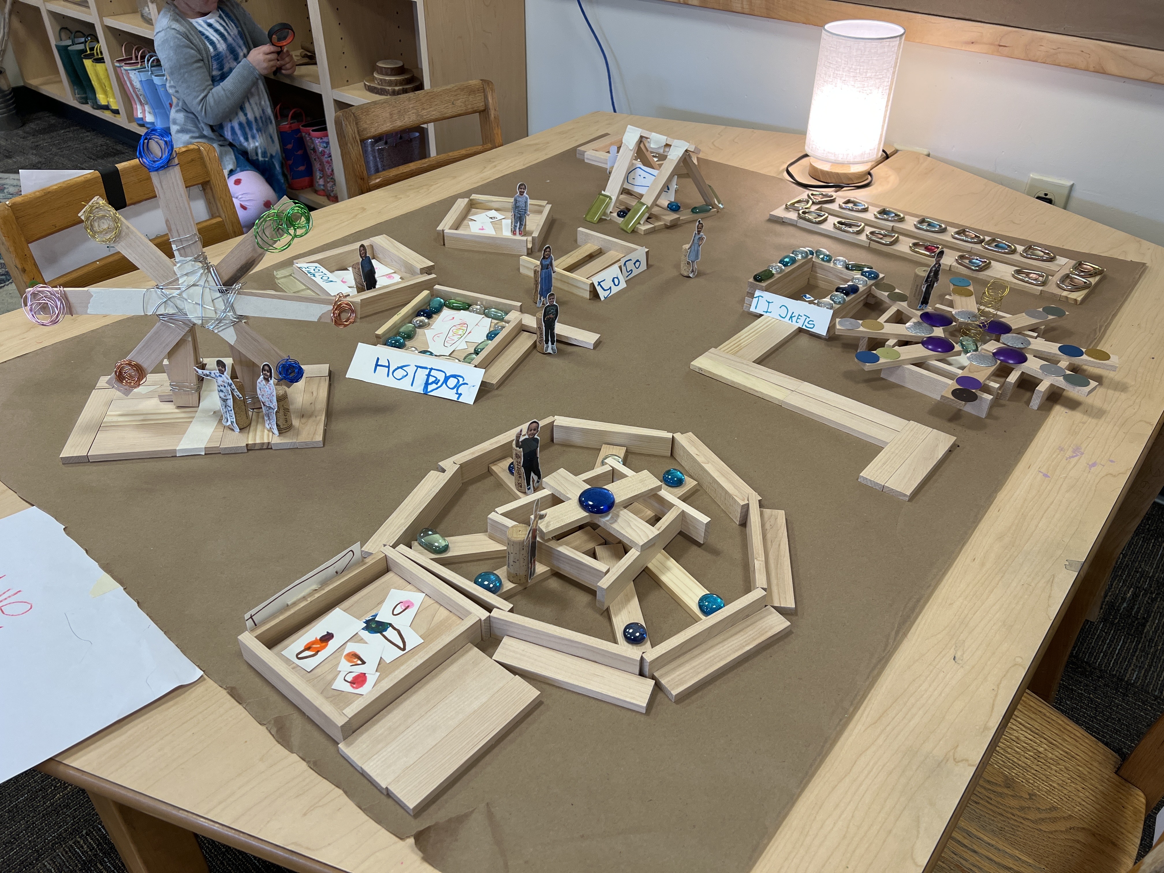 Pre-K architects build miniature Fall Fair model-image
