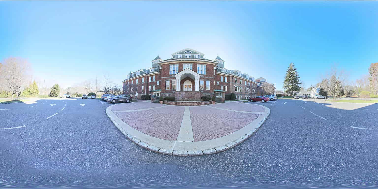 Frost Hall panorama Friends Academy virtual 360 tour